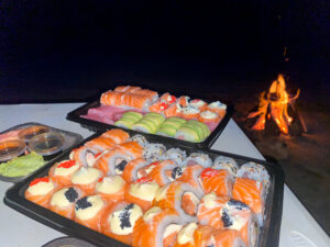 Beach Bonfire - Namibia