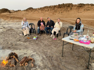 Beach Bonfire - Namibia
