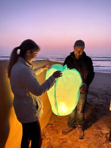 Beach Bonfire - Namibia