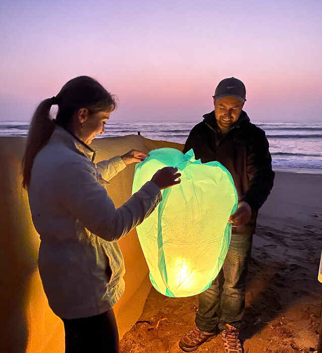 Beach Bonfire - Namibia